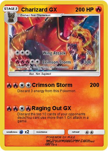 Pokemon Charizard GX