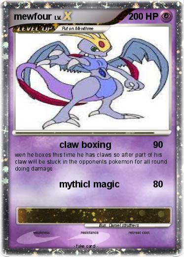 Pokemon mewfour