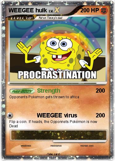Pokemon WEEGEE hulk