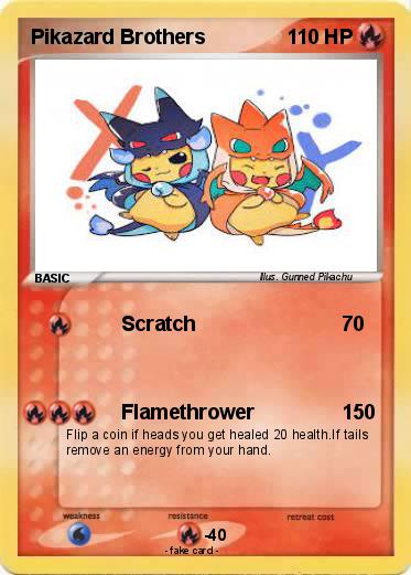Pokemon Pikazard Brothers