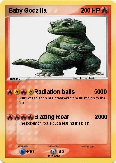 Pokemon Baby Godzilla