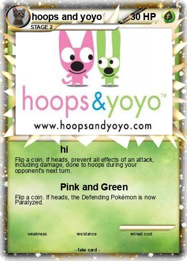 Pokemon hoops and yoyo