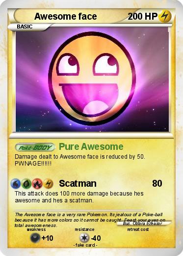 Pokemon Awesome face