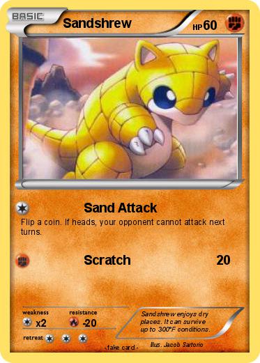 Pokemon Sandshrew