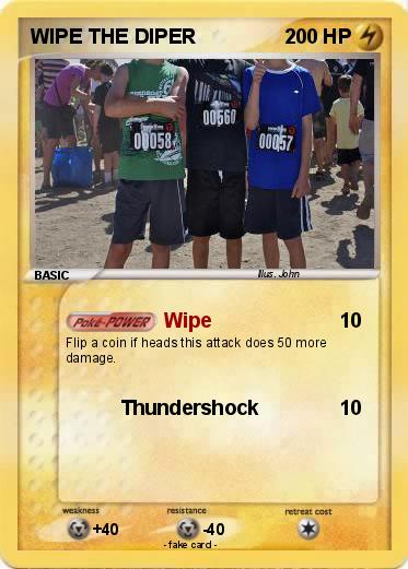 Pokemon WIPE THE DIPER