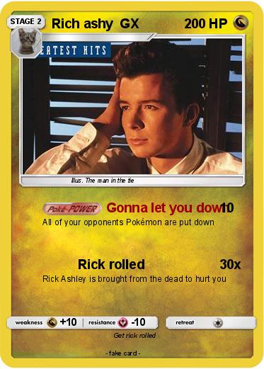 Pokemon Rich ashy  GX