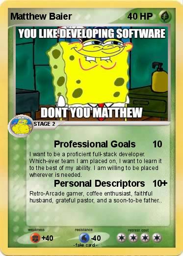 Pokemon Matthew Baier