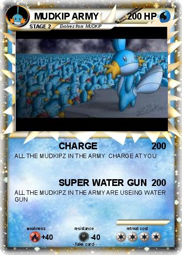 Pokemon MUDKIP ARMY