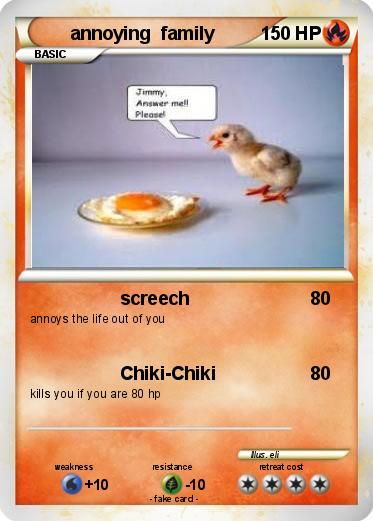 Pokemon annoying  family
