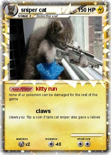 Pokemon sniper cat