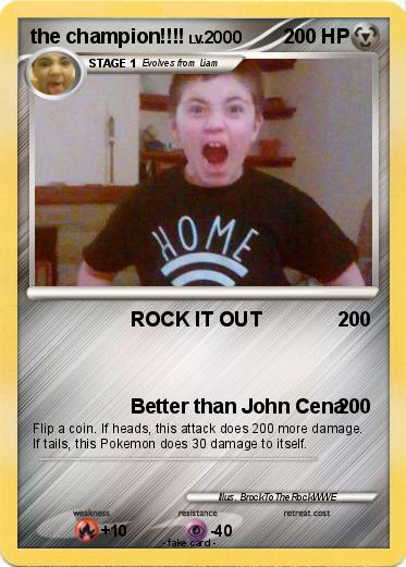 Pokemon the champion!!!!