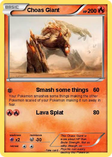 Pokemon Choas Giant