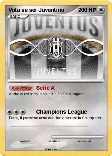 Pokemon Vota se sei Juventino