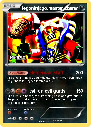 Pokemon legoninjago.master chen