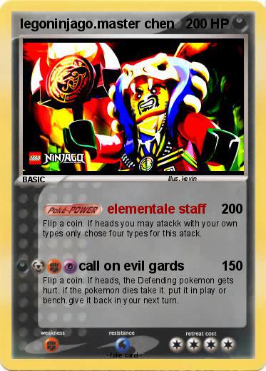 Pokemon legoninjago.master chen