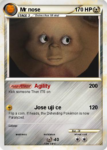Pokemon Mr nose