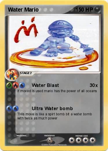 Pokemon Water Mario 
