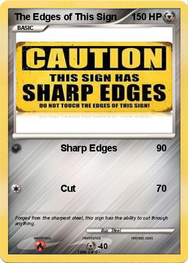 Pokemon The Edges of This Sign