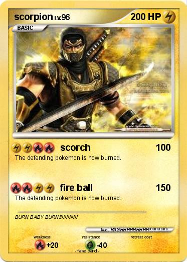 Pokemon scorpion