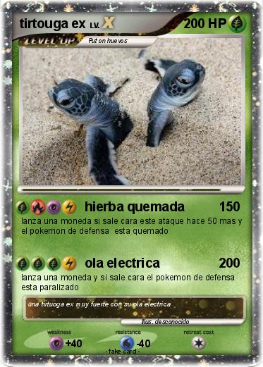Pokemon tirtouga ex