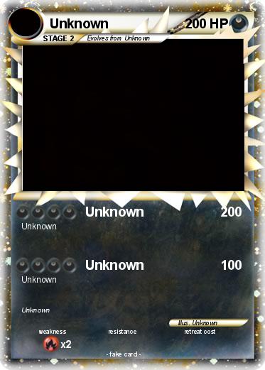 Pokemon Unknown