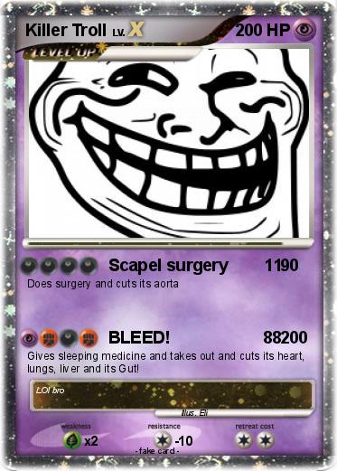 Pokemon Killer Troll