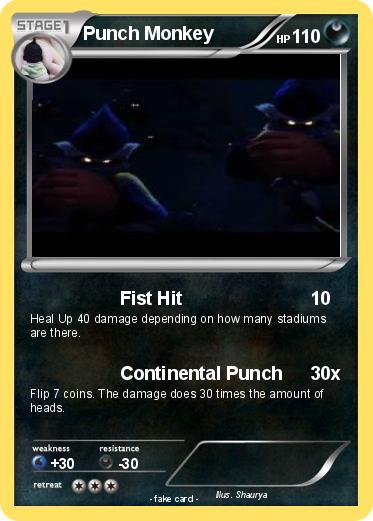 Pokemon Punch Monkey