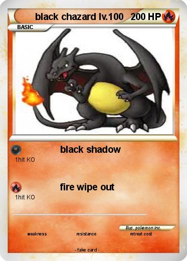 Pokemon black chazard lv.100