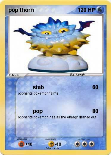 Pokemon pop thorn