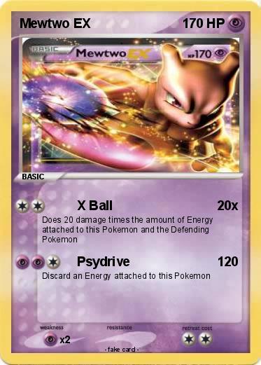 Pokemon Mewtwo EX
