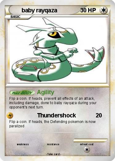 Pokemon baby rayqaza