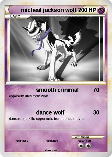 Pokemon micheal jackson wolf