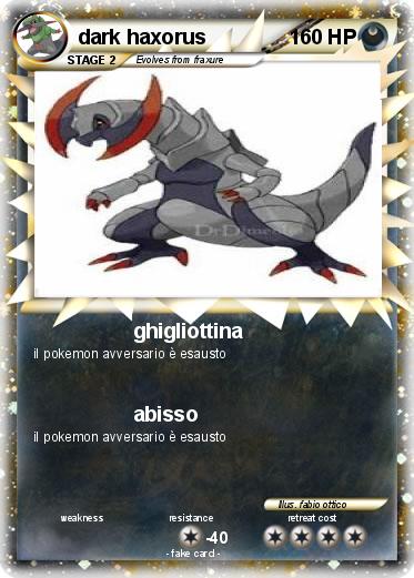 Pokemon dark haxorus