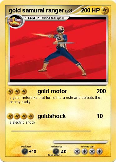 Pokemon gold samurai ranger