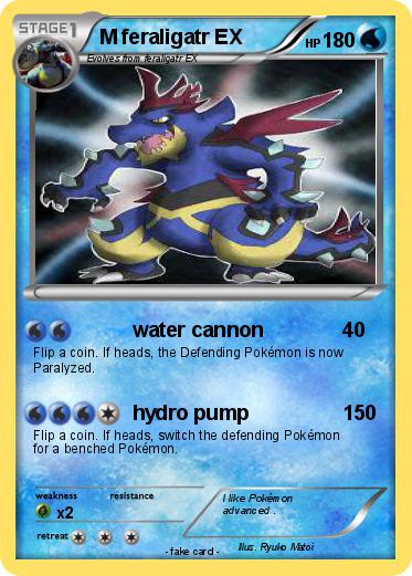 Pokemon M feraligatr EX