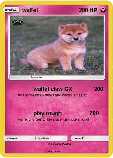 Pokemon waffel