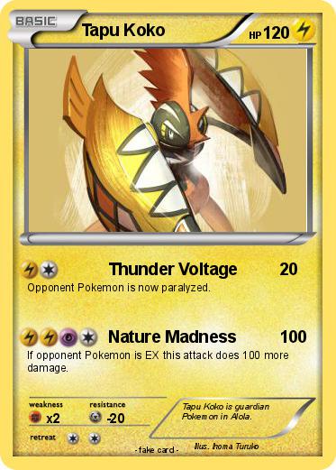 Pokemon Tapu Koko