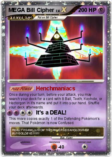 Pokemon MEGA Bill Cipher