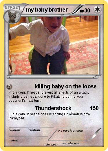 Pokemon my baby brother