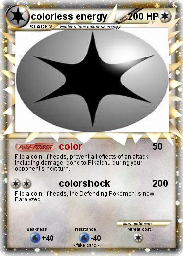 Pokemon colorless energy