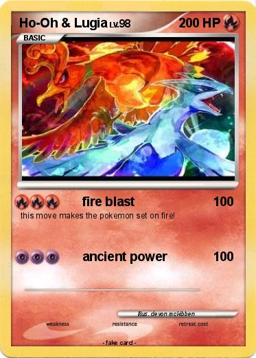 Pokemon Ho-Oh & Lugia