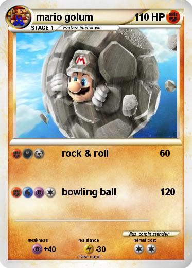 Pokemon mario golum