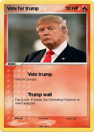 Pokemon Vote for trump