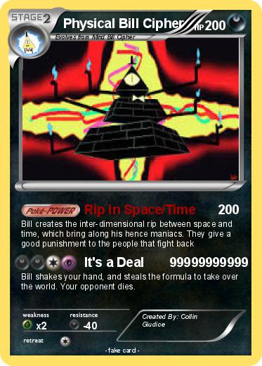 Pokemon Physical Bill Cipher