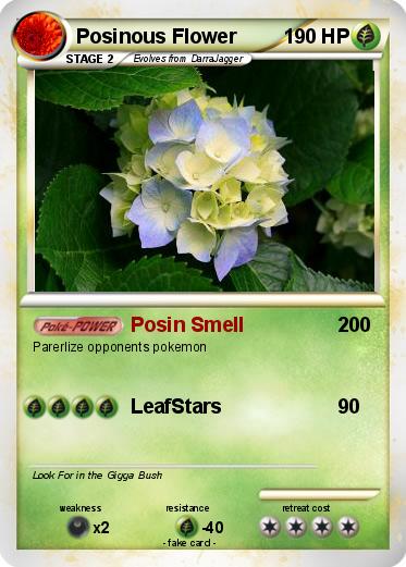 Pokemon Posinous Flower