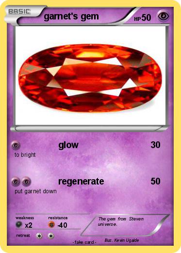 Pokemon garnet's gem