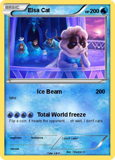 Pokemon Elsa Cat