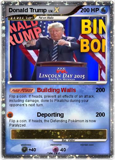 Pokemon Donald Trump