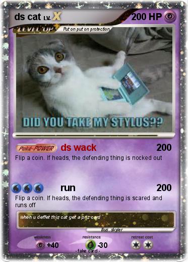 Pokemon ds cat