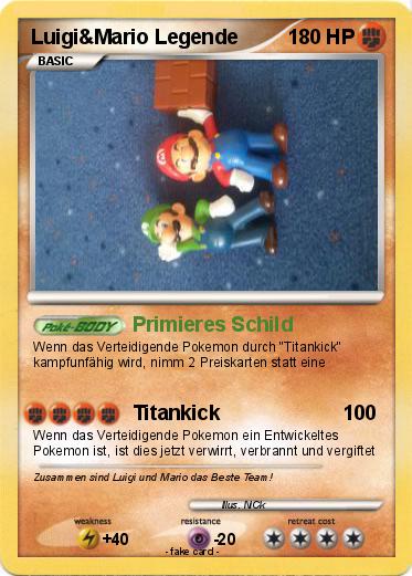 Pokemon Luigi&Mario Legende